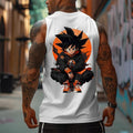 Spiky hair fighters Spiky hair fighters DBZ PlayStation brand Goku Unisex Summer outfits men streetwear HB 90s graphic tees cotton Anime tank tops men gifts style 02
