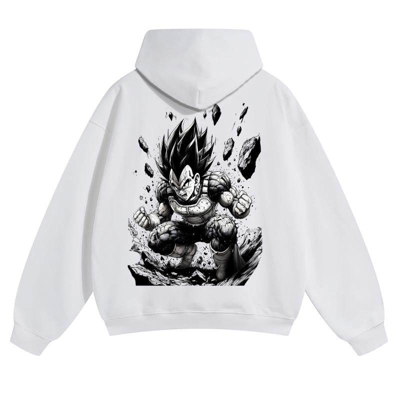Spiky hair fighters Spiky hair fighters DBZ Vegeta Unisex Summer outfits men streetwear HB 90s graphic tees cotton Anime...