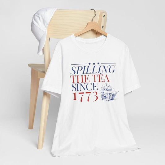 Spilling The Tea Since 1773 T Shirt Hoodie Sweater History Teacher Gift Funny History Teacher T-shirt History Lover Gift style 02