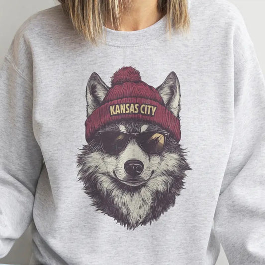 Spirit Animal Kansas City Football Sweatshirt Retro Football Fan Pullover Sweatshirt Womens Fan Sports Pullover Game Day Kansas City Game Day Top Sublimation Soft Print Pullover