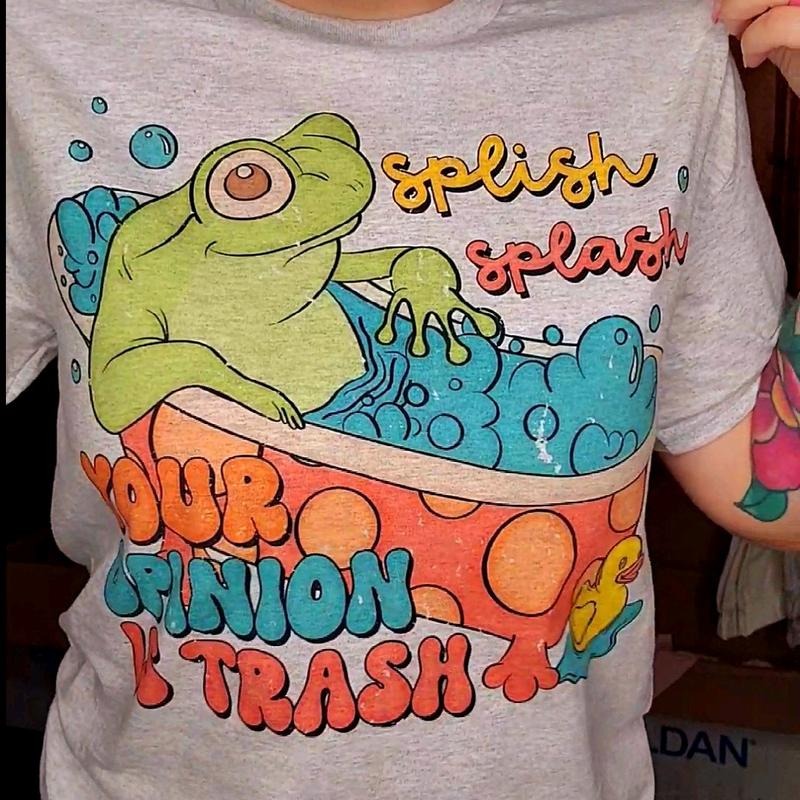 Splish Splash your opinion is trash Tee Hoodie, Sweatshirt | DripVista.com