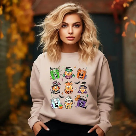 Spooky Nuggets Meal Bucket Halloween Shirt, Spooky Nuggets Shirt, Halloween Chicken Lover Hoodie, Spooky Season Cotton Knit