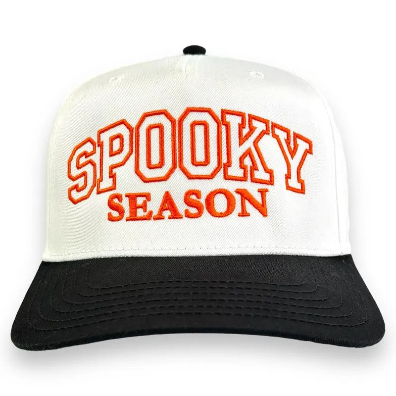 Spooky Season Hat Custom Embroidery T-Shirts, Hoodie, Sweatshirt | DripVista.com