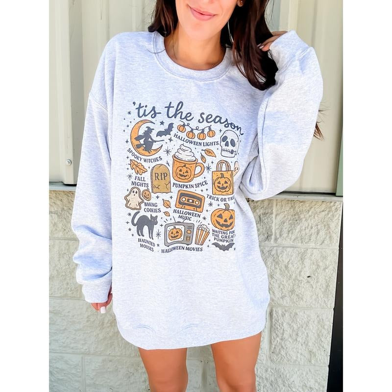 Spooky Tis The Season Graphic Top