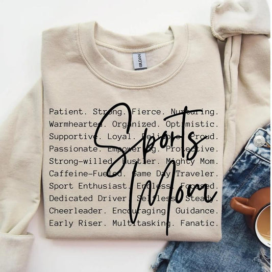 Sports Mom DTF Transfers - THIS IS NOT A SHIRT
