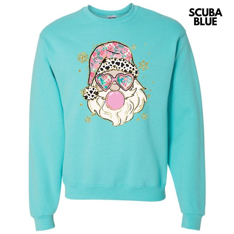 Spotted & Floral Santa Sweatshirt 'NLB' T-Shirts, Hoodie | DripVista.com