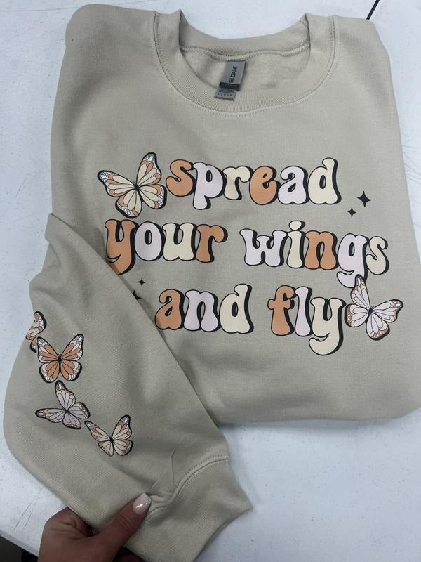 Spread Your Wings Gildan Sweatshirt T-Shirts, Hoodie | DripVista.com