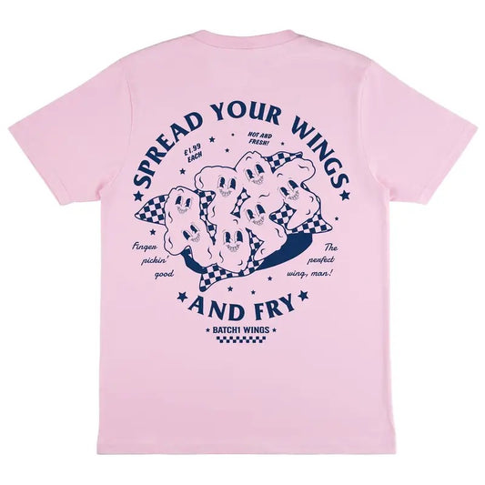 Spread Your Wings Unisex Fried Chicken Graphic T-Shirt