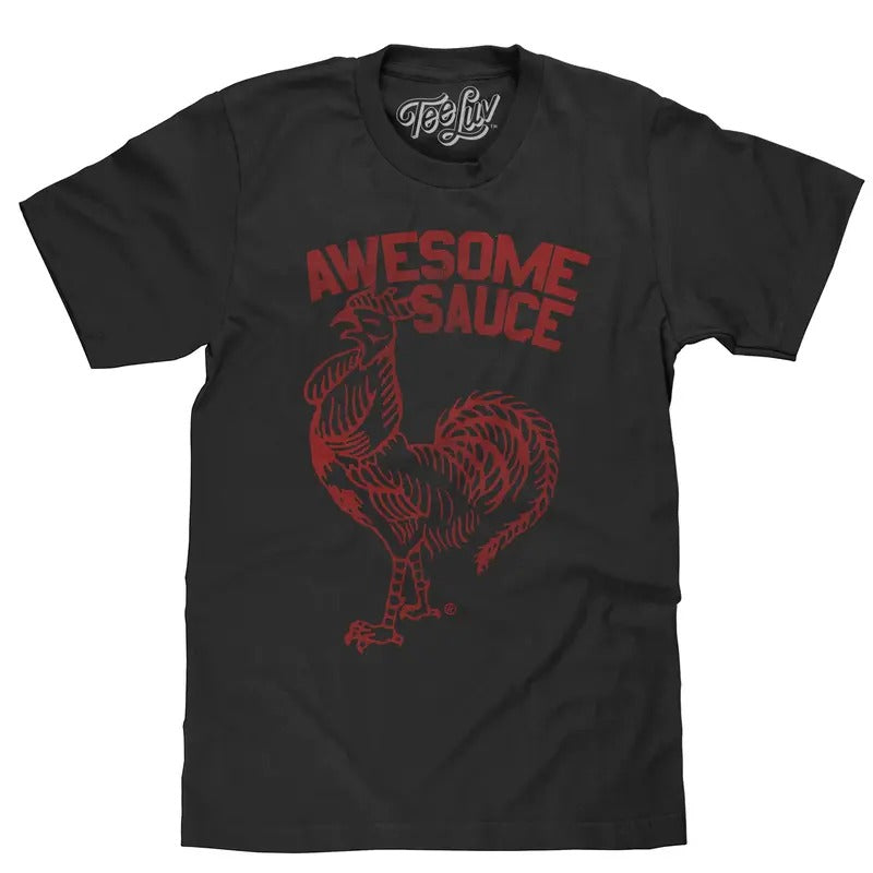Sriracha Awesome Sauce T-Shirt - Black