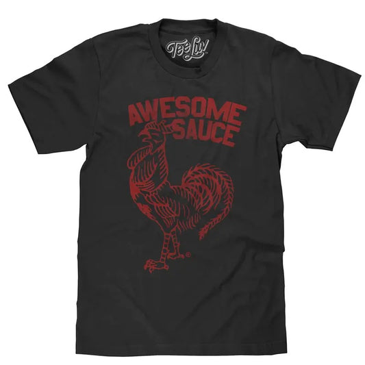 Sriracha Awesome Sauce T-Shirt - Black