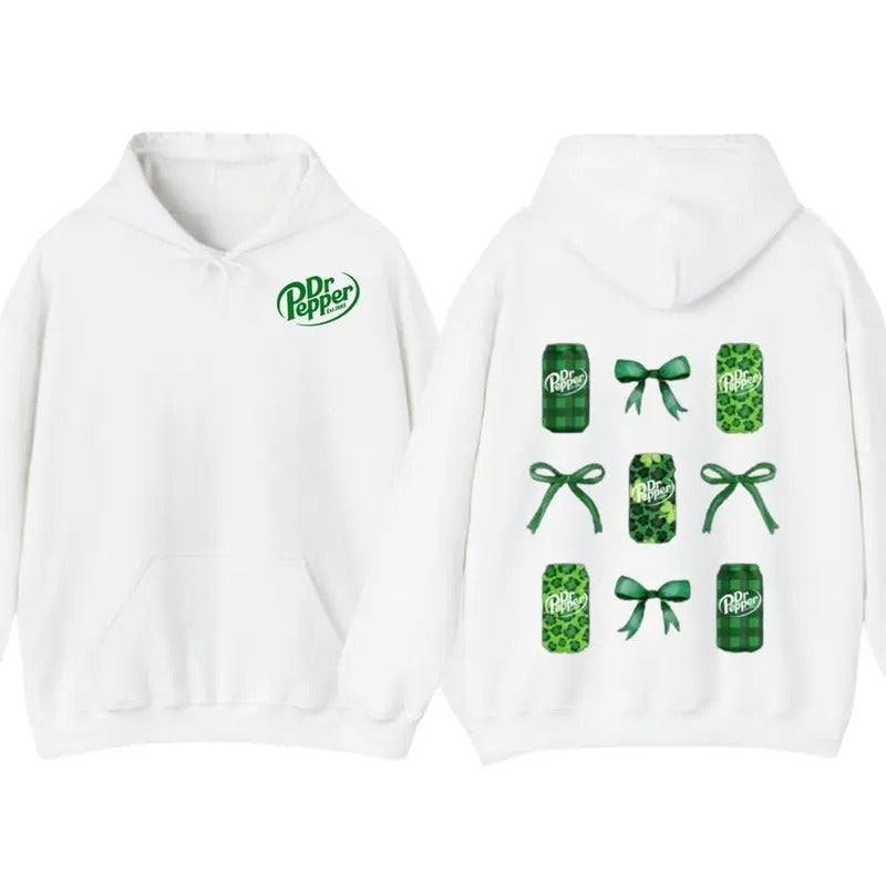 St. Patrick’s Day Pepper Soda T-Shirt or Hoodie Trendy, Patrick's Day Shirt For Men For Women Sweatshirt | DripVista.com