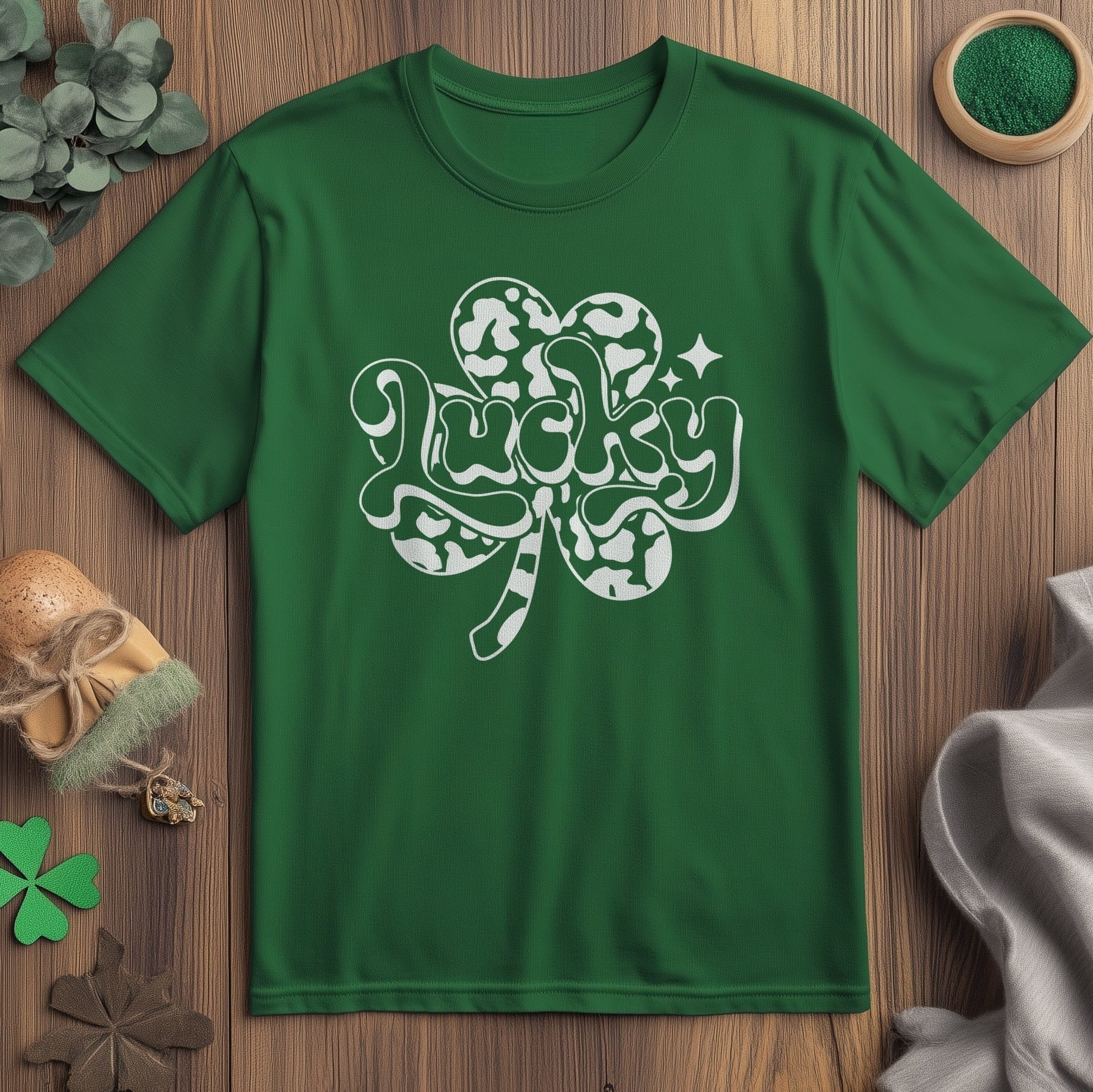 St. Patrick's Day | Get Lucky Tee Hoodie, Sweatshirt | DripVista.com