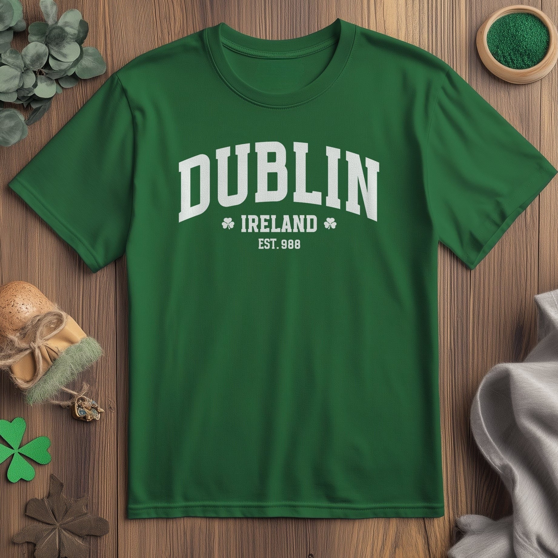 St. Patrick's Day Shamrock Long Sleeve Comfort Colors T-Shirt Hoodie, Sweatshirt | DripVista.com