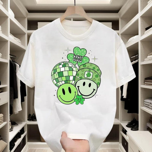 St. Patrick's Day Style Sensation! Trendy, Graphic T - Shirt, Eye - catching Lucky Designs, Ideal for Fashion - forward Gatherings