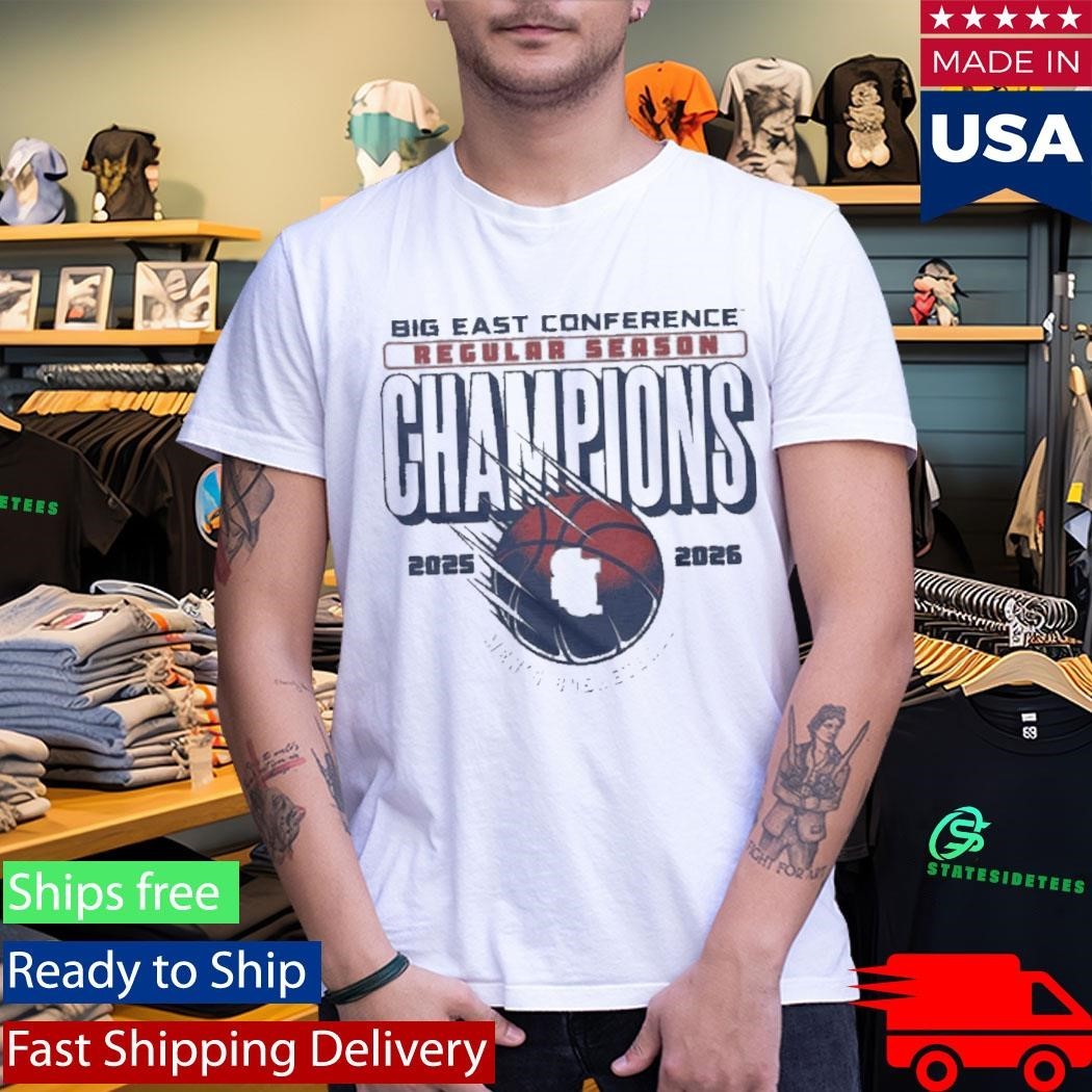 St John’s Red Storm Men’s Basketball 2026 Big East Regular Season Champions Locker Room T-Shirt