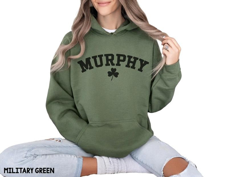St Patricks Day Hoodie, Irish Hoodie, Lucky Clover Hoodie T-Shirts, Sweatshirt | DripVista.com