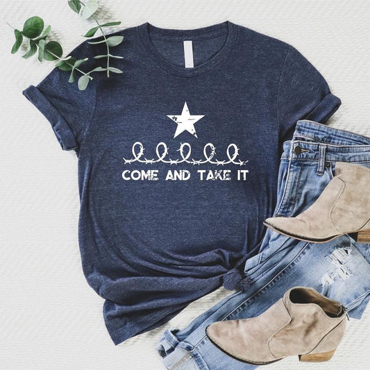 Stand With Texas Shirt, Razor Wire T-shirt, Matching Texan Support Gift Tee, Unisex Election Tee, Border Wire Short Sleeve, Patriotic USA Tee.