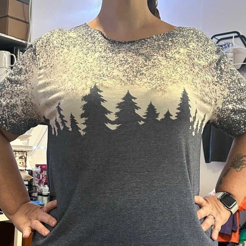 Starry Sky Bleached T-shirt Hoodie, Sweatshirt | DripVista.com