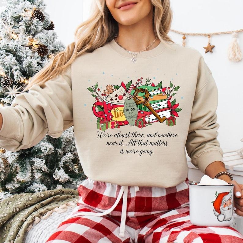 Stars Hollow Christmas Festival Sweatshirt, Christmas Luke's Dinner T-shirt, Christmas Tree Shirt, Winter Festival Tee,...