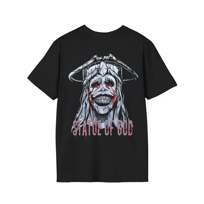 Statue Of God T-shirt Anime Shirt Graphic Tee Hoodie, Sweatshirt | DripVista.com