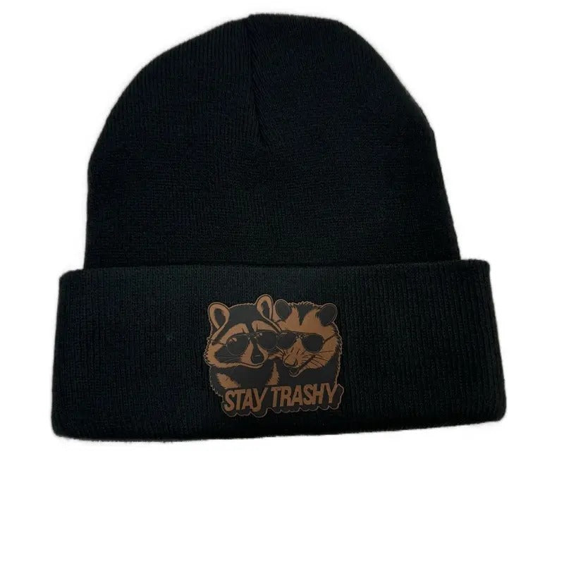 Stay Trashy Beanie Stocking Cap T-Shirts, Hoodie, Sweatshirt | DripVista.com