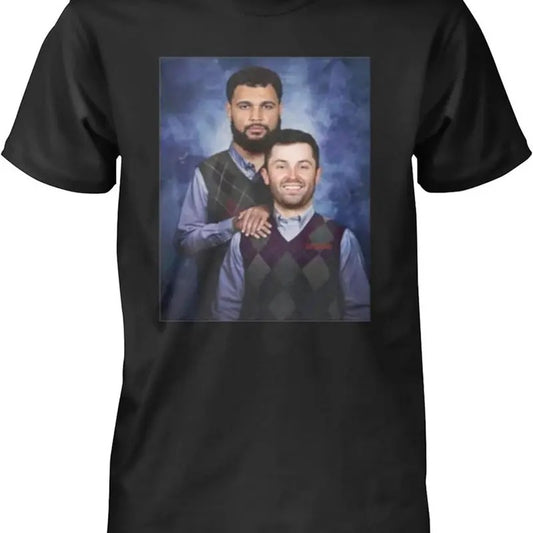 Step Brothers Baker Mayfield and Mike Evans shirt, Baker Mayfield Step Brothers shirt,Buccaneers Step Brothers,Baker Mayfield Mike Evans Step Brothers Funny White