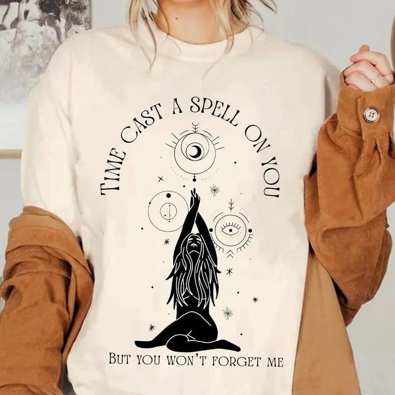 Stevie Nicks Time Cast A Spell On You But You Won't Forget Me Shirt, Sweater, Hoodie Sweatshirt | DripVista.com