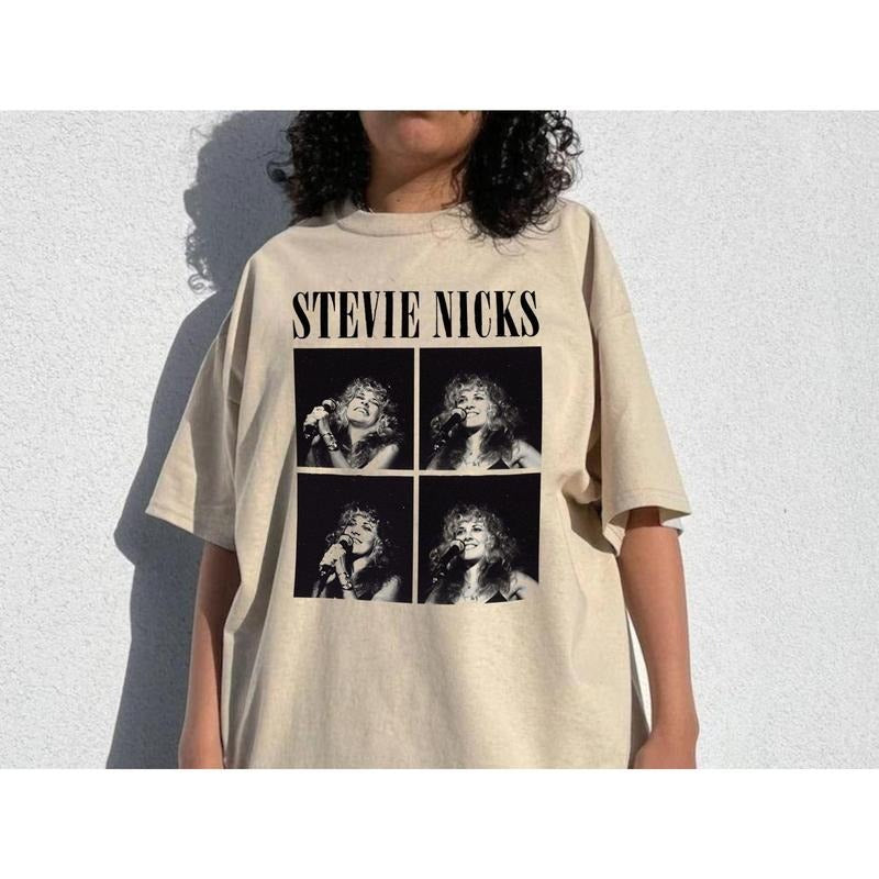 Stevie Nicks Vintage Shirt, Fleetwood Mac Retro Rock Band Gift Tee