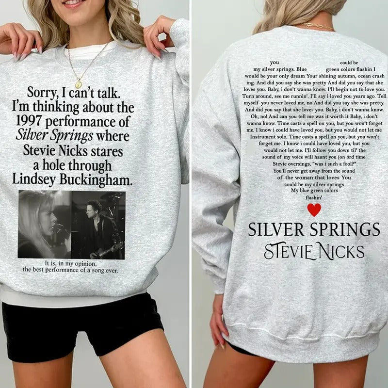 Stevie Vintage T-Shirt, Don't Be A Lady Be A Legend 2 Side Sweatshirt, Music Concert Hoodie, Gift For Women & Man Unisex Shirts Womenswear Cotton