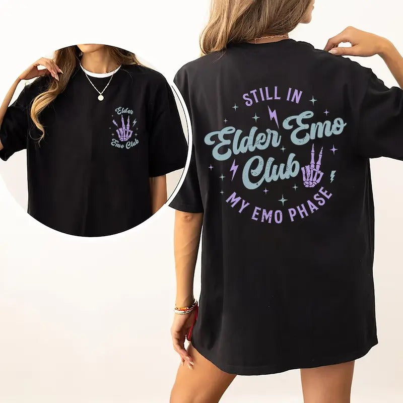 Still In My Emo Phase T-Shirt, Emo Moms Skeleton, Mama Shirt, Elder Emo, Mothers Day Gifts, Emo Mama Tee, Mom Life,...