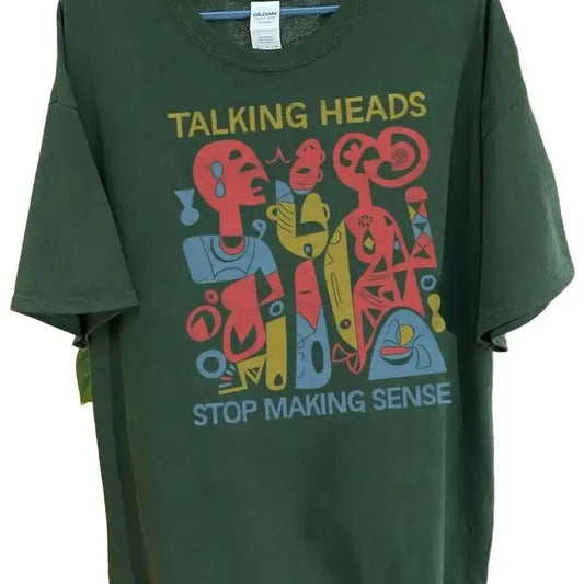 Stop Making Sense Talking Head retro  T-shirt, Vintage 90s style top clothing, Unisex graphic Streetwear shirts