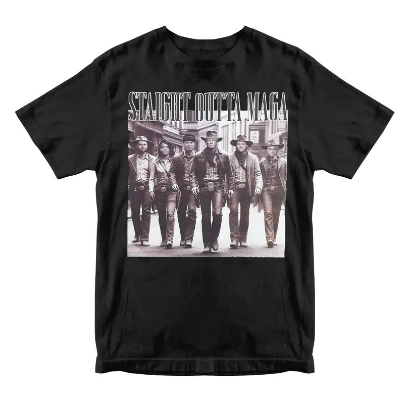 Straight Outta Maga Shirt, Trump Support Team Tee Menswear Top Hoodie, Sweatshirt | DripVista.com