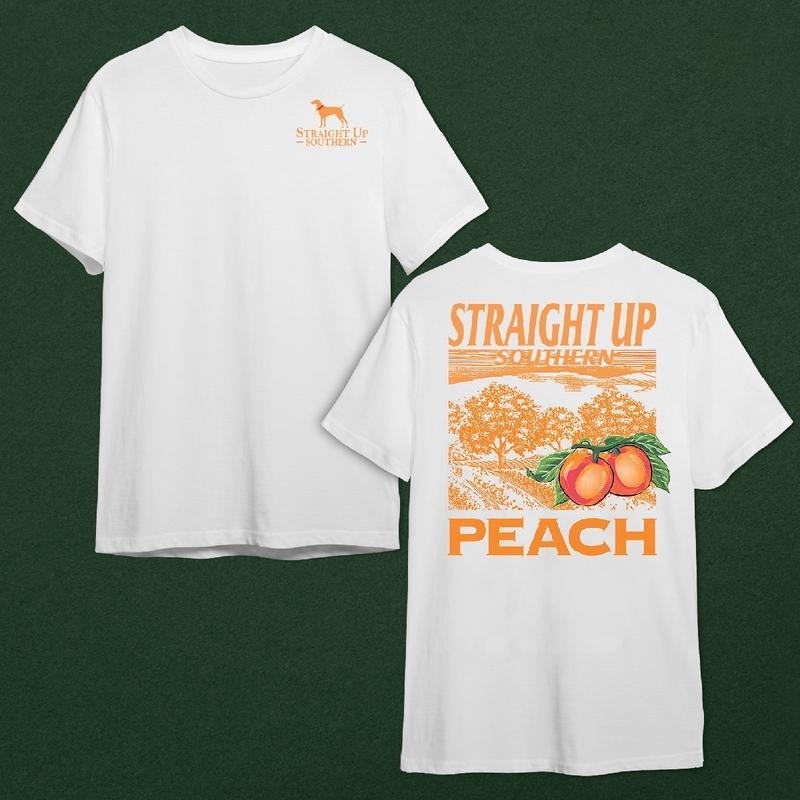 Straight Up Southern Peach Scenic T-shirt