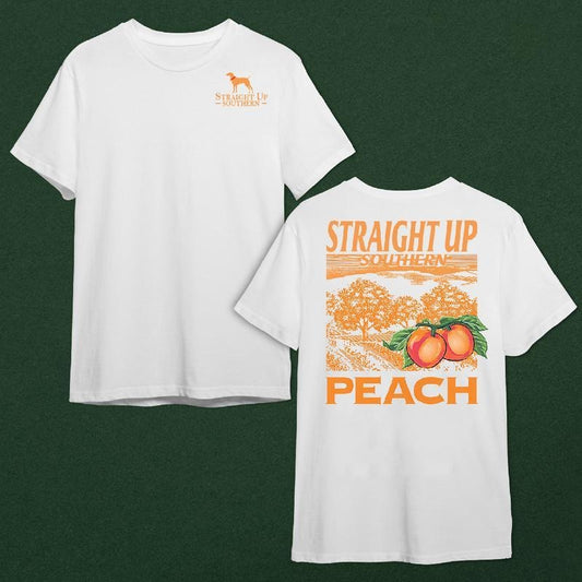 Straight Up Southern Peach Scenic T-shirt