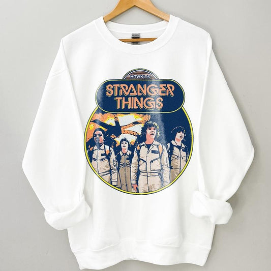 Stranger Things Sweatshirt, Vintage Stranger Things Shirt, Strannger Characters All Team Hoodie