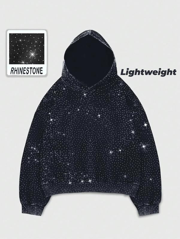 Straw hat pirates Glitter Christmas Oversized Hoodies Sparkly Long Sleeve Shirts Party Hooded Sweatshirts Tops