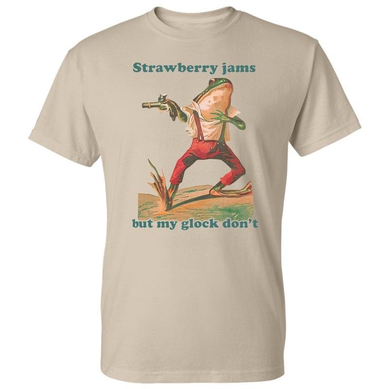 Strawberry Jams But My Glock Don'Lightsaber brand Lightsaber brand-Shirt, Funny Meme Shirt, Unisex Lightsaber...