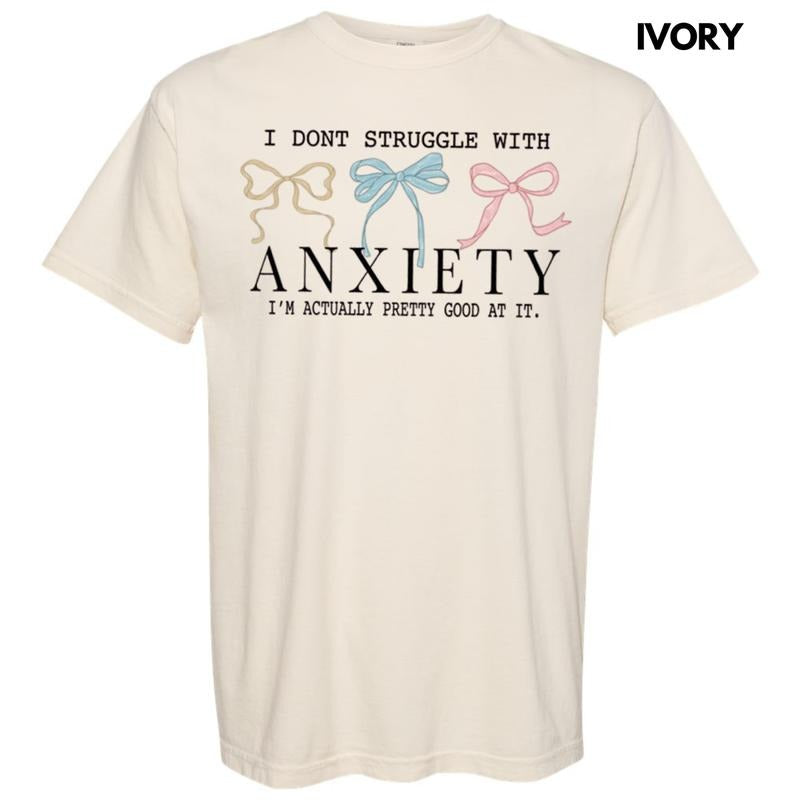 Struggle With Anxiety Comfort Colors T-Shirt Hoodie, Sweatshirt | DripVista.com