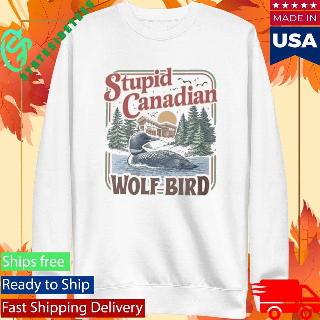 Stupid Canadian Wolf Bird Heated Rivalry Inspired Shirt