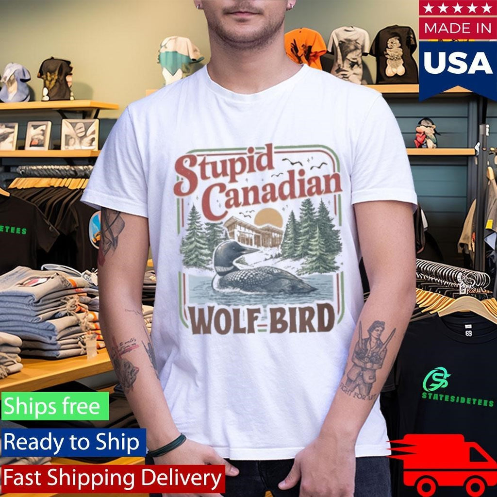 Stupid Canadian Wolf Bird Heated Rivalry Inspired Shirt