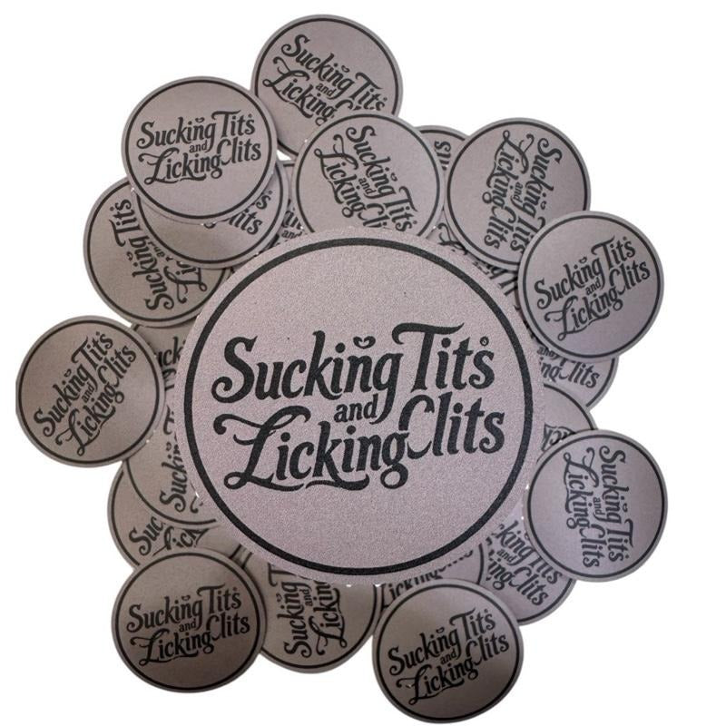 Sucking Ts and Licking Cs  Waterproof Sticker! T-Shirts, Hoodie, Sweatshirt | DripVista.com