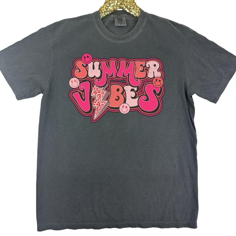 Summer  Vibes Comfort Colors T-Shirt 'NLB' Hoodie, Sweatshirt | DripVista.com