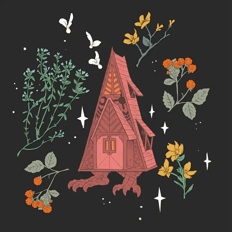 Summer Baba Yaga 8x8 inch art print T-Shirts, Hoodie, Sweatshirt | DripVista.com