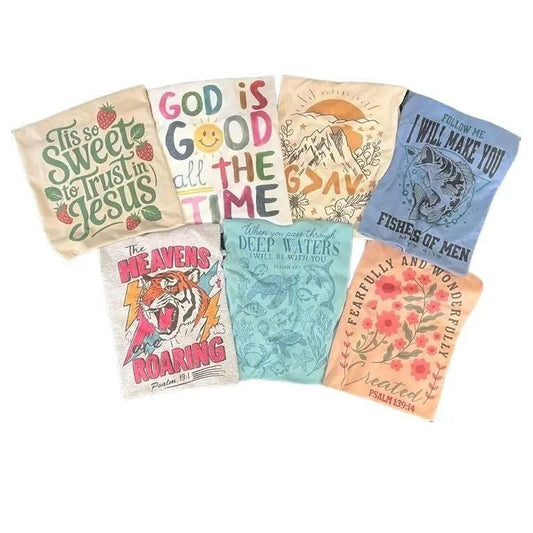 Summer Christian Tee Collection - BUY ONE OR BUY THEM ALL Christian Shirts