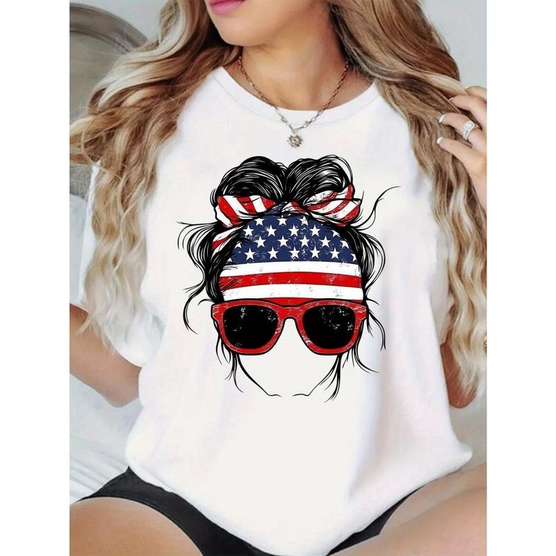 Women'WB shield Patriotic Graphic Tee