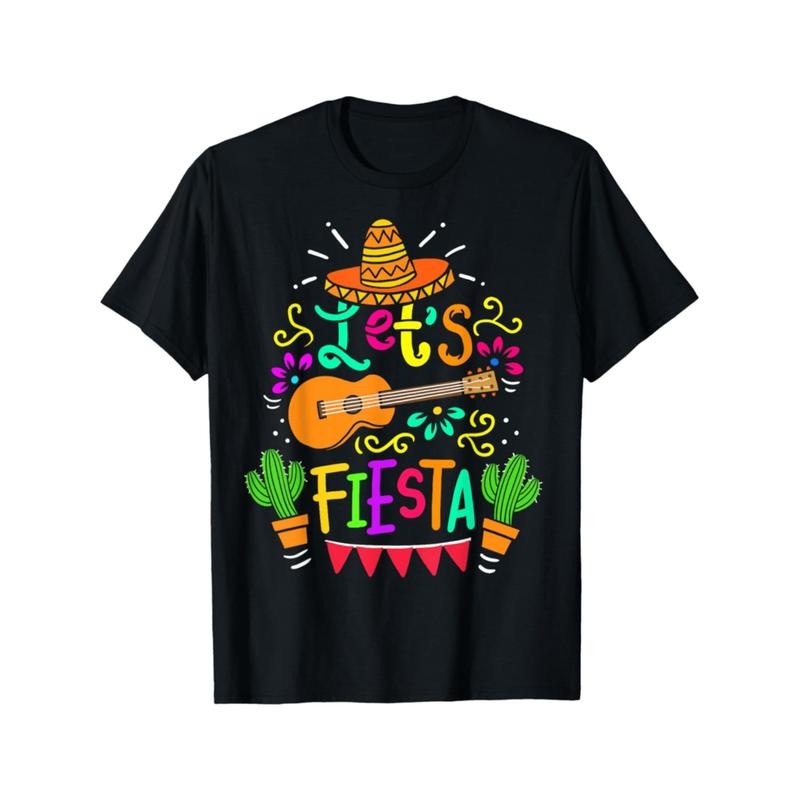 Summer Tshits Cinco Breathing styles Mayo Mexican Guitar Cactus for Men Women Boys Girls T-Shirt Hoodie, Sweatshirt