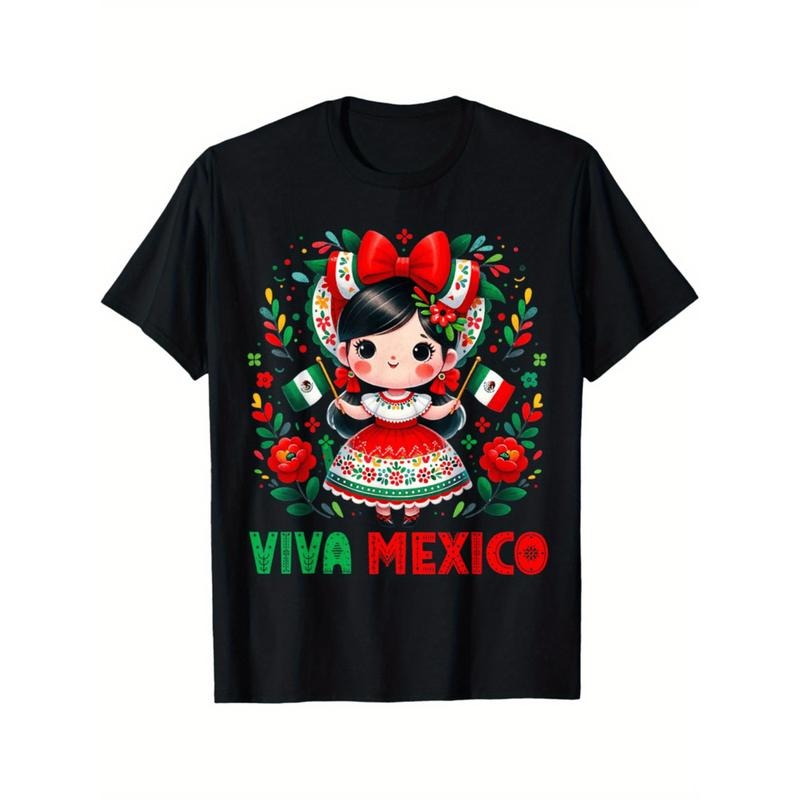 Summer Tshits Cute Viva Mexico Mexican independence day WB shield Toddler T-Shirt Graphic Graphic Tees Hoodie, Sweatshirt