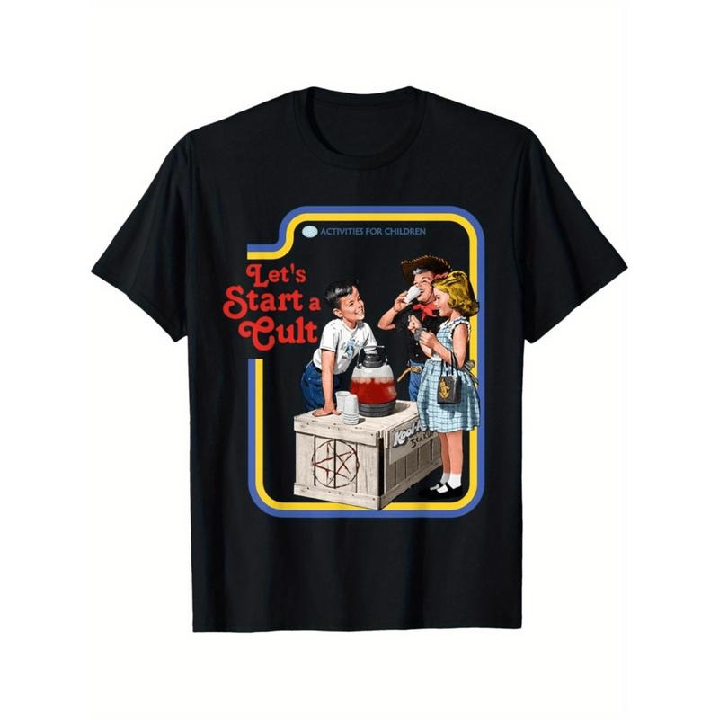 Summer Tshits Retro trendy classic fit men'WB shield T-shirt: crew neck, short sleeves, black cotton polyester blend...