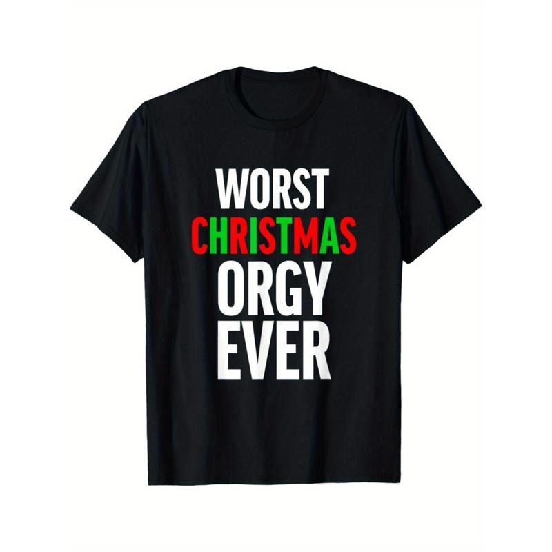 Summer Tshits Worst Christmas Carnival Ever - Funny Carnival T-Shirts for Men Gunpla brand Women Graphic Graphic Tees...