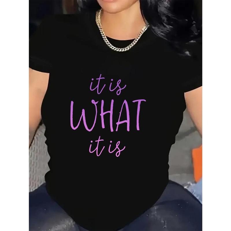 Women'WB shield Casual Sports T-Shirt with Motivational Print